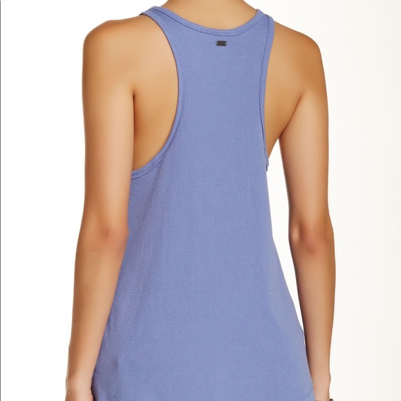 💙3/$30 ROXY heritage racerback high neck tank top - Picture 2 of 5